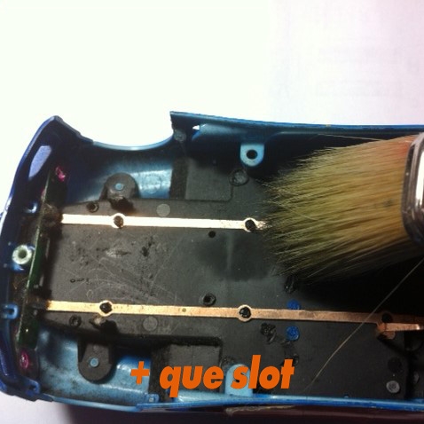 limpieza coche scalextric carrocería